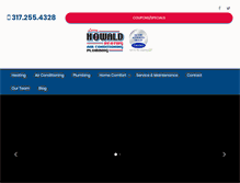 Tablet Screenshot of howaldheatingandair.com
